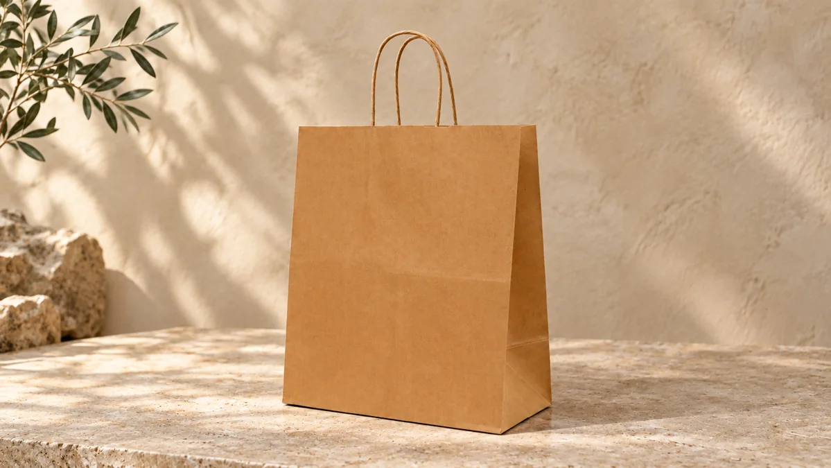 27x15x30 cm kraft logo baskılı kraft çanta