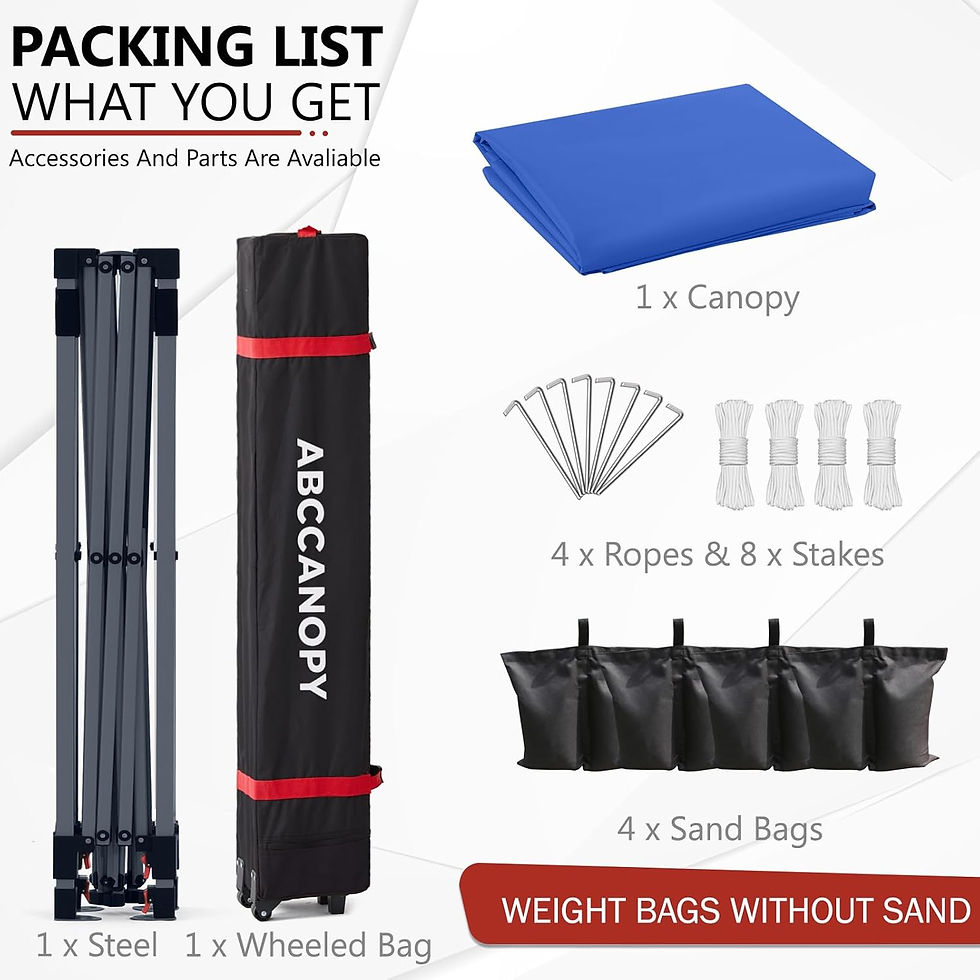 Thumbnail: ABCCANOPY Outdoor Pop up Canopy Tent 10x10