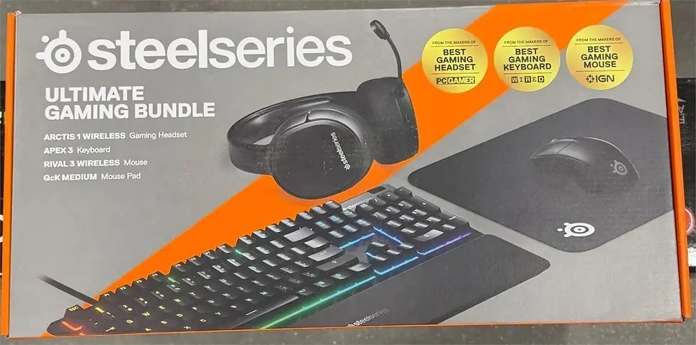 Thumbnail: SteelSeries Ultimate Gaming Bundle - 4 piece set  This all-in-one bundle include