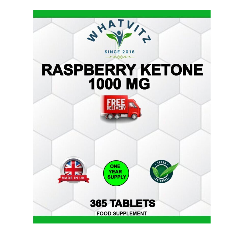 Raspberry Ketone 1000mg | Weight Loss Tablets Diet Pills 365 TABLETS