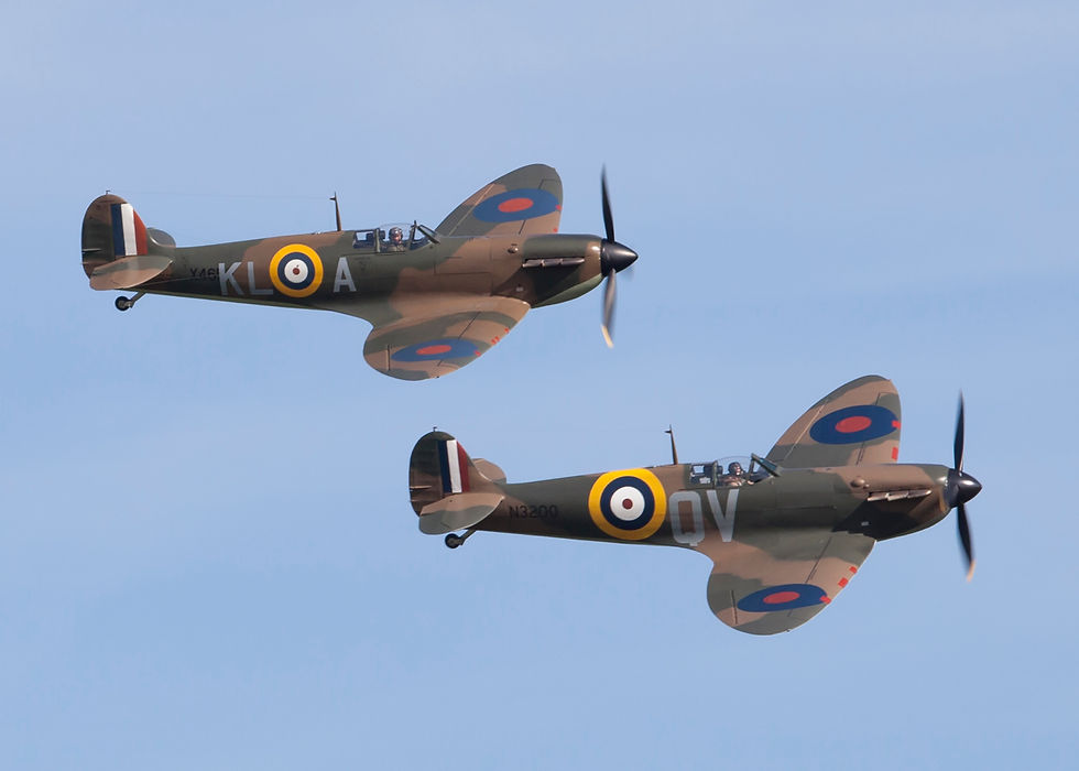 Spitfire N3200 and X4650