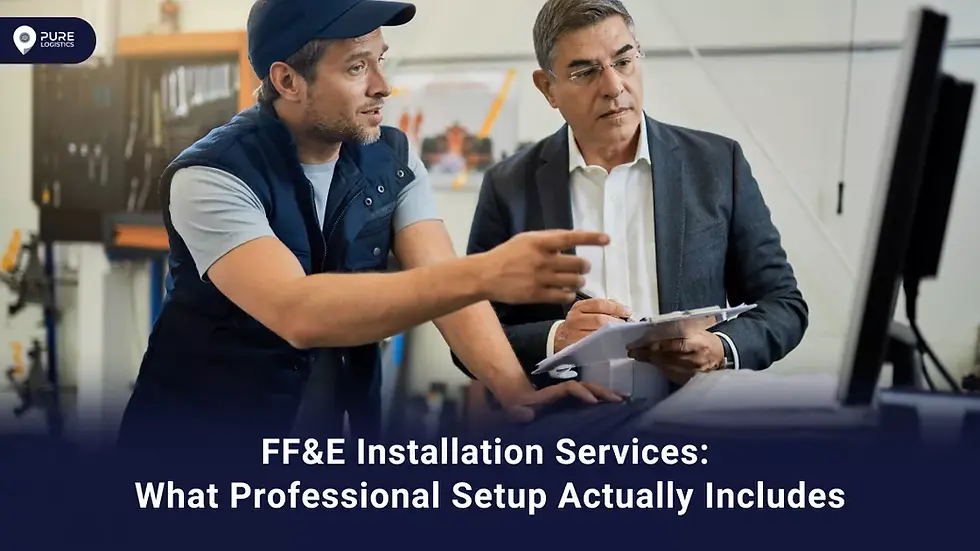 FF&E Installation Services: What Professional Setup Actually Includes
