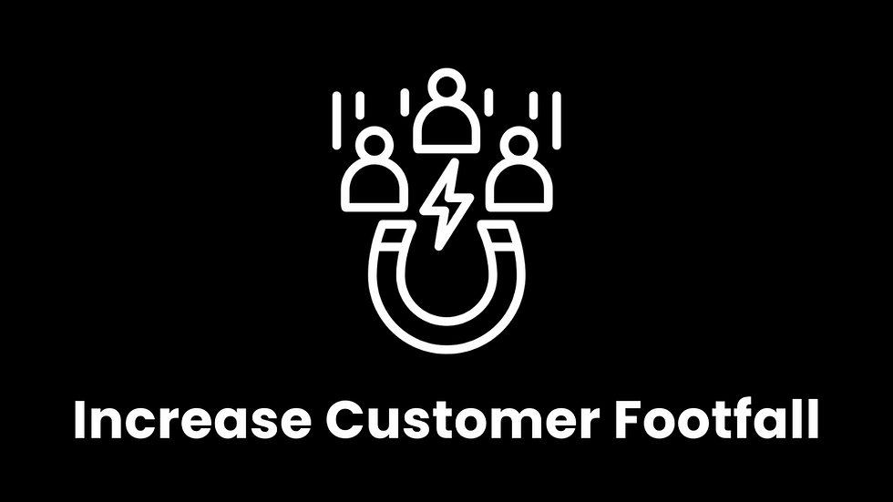 increase customer footfall