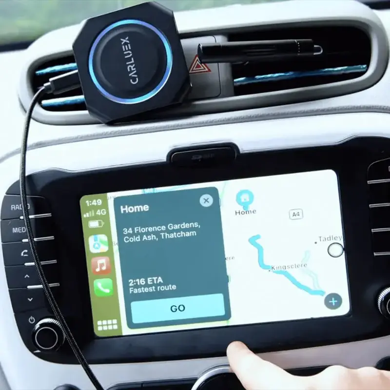 Thumbnail: CARLUEX PRO+ Wireless CarPlay/Android Auto Adapter