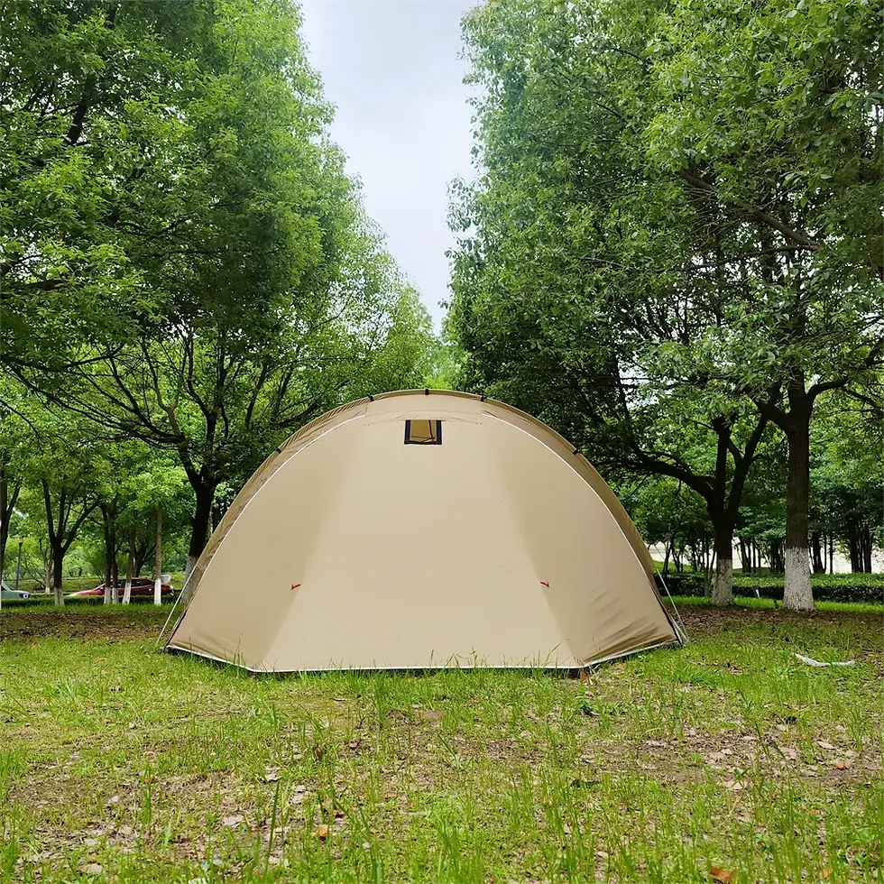 Thumbnail: Frontier Tunnel tent 6 People - Family Shelter with Awning Extension