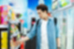 image of Asian man shopping at a convenience store.jpg