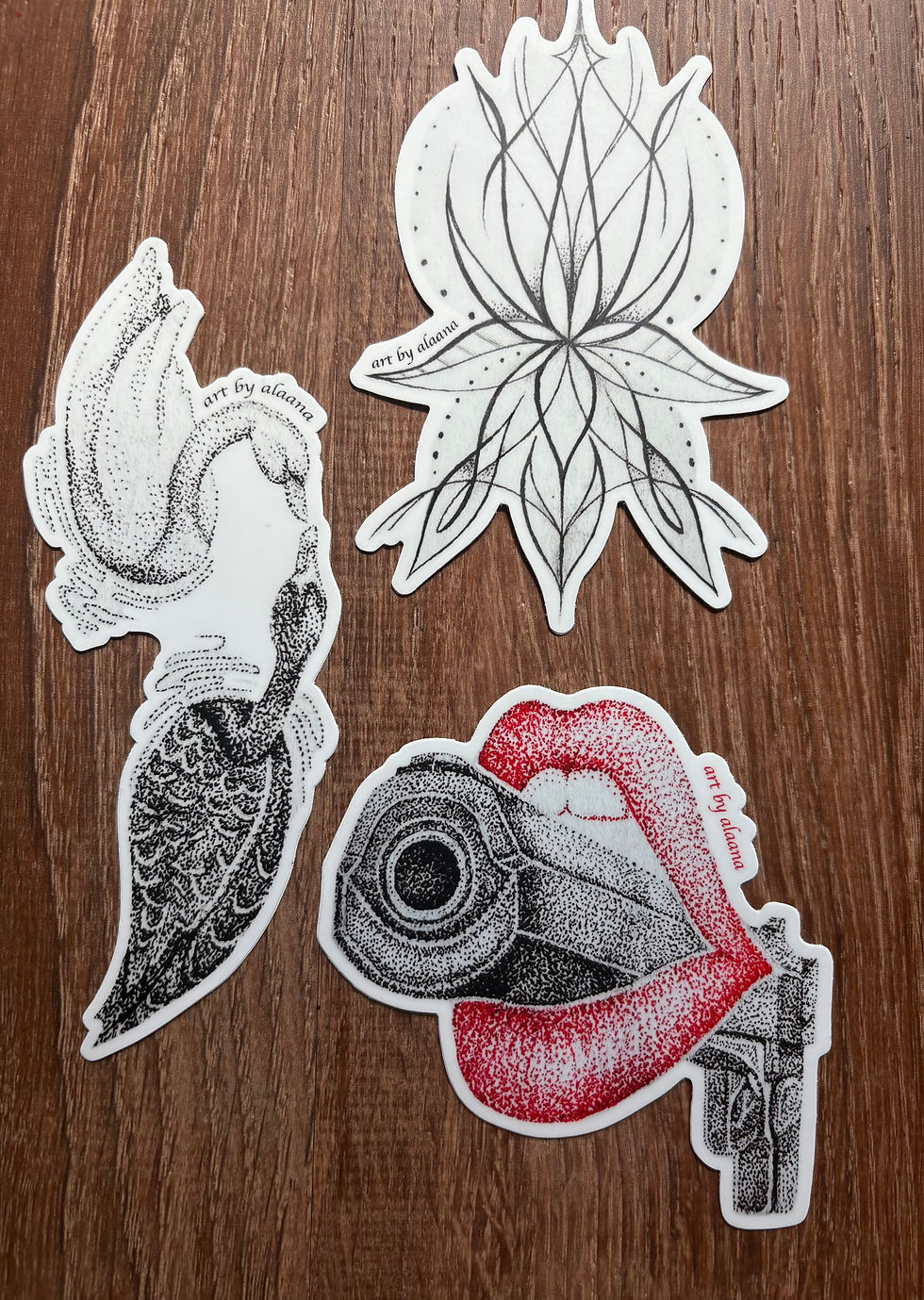 Thumbnail: Large Dotwork Stickers