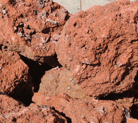 Red Lava - Mid Valley Rock