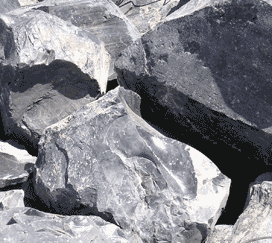 Black Obsidian - Mid Valley Rock