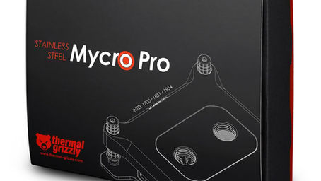 Thermal Grizzly lanza los bloques de agua de acero inoxidable Mycro Pro con soporte para LGA1954 para procesadores Nova Lake-S.