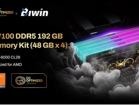 Biwin lanza una memoria DDR5 de 192 GB para cargas de trabajo de IA y LLM de alto rendimiento