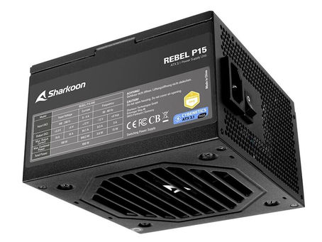 Sharkoon lanza la fuente de alimentación ATX 3.1 Rebel P15 en versiones de 650, 750 y 850 W.