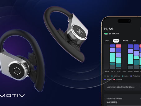 Emotiv presenta en CES los auriculares activos con cancelación de ruido MW20 EEG
