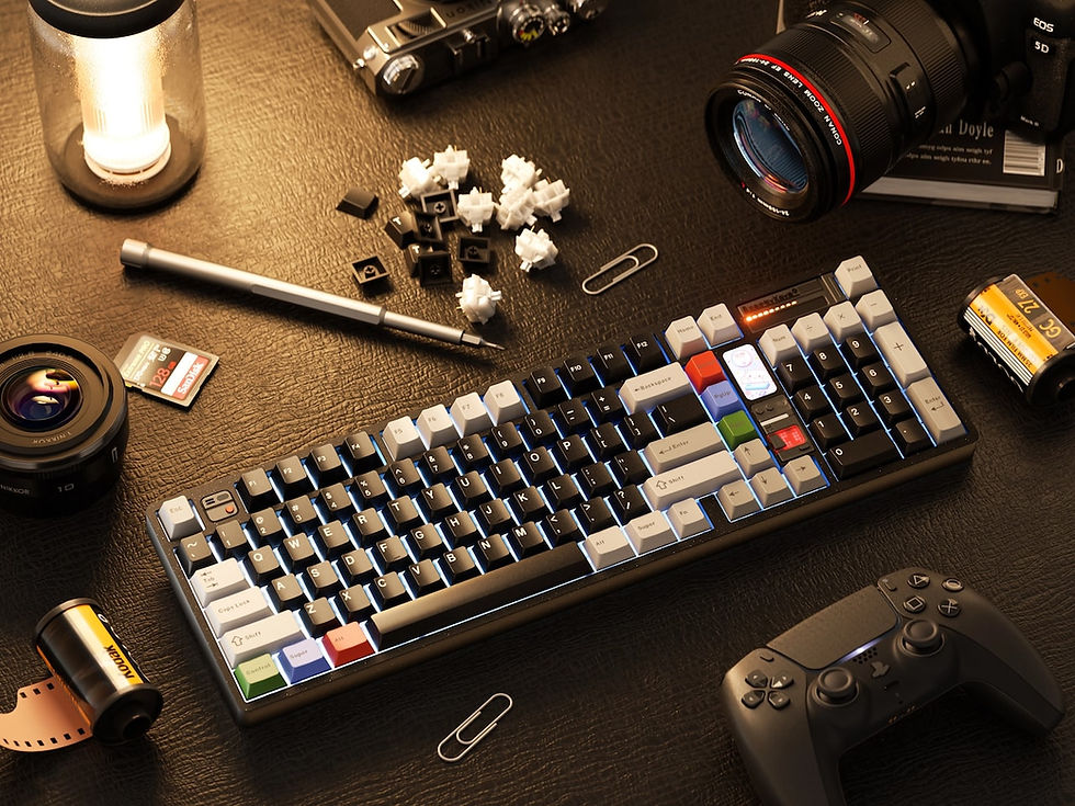 QwertyKeys lanza el teclado mecánico QK100 Mk2 con toques retro funcionales.