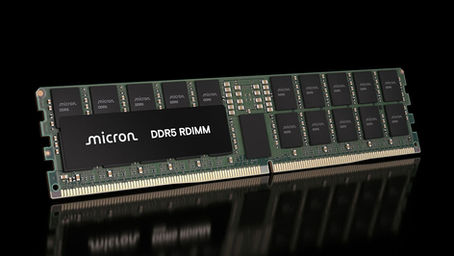 Micron desarrolla memoria para servidores DDR5 RDIMM de 512 GB que alcanza los 9200 MT/s.