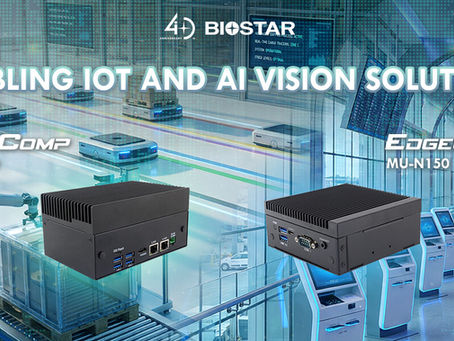 BIOSTAR presenta dos nuevos IPC de la serie EdgeComp Nano