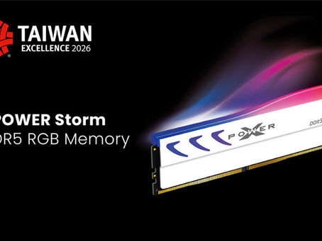 La memoria XPOWER Storm DDR5 RGB de Silicon Power gana el premio a la excelencia de Taiwán 2026