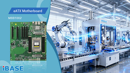 IBASE presenta la placa base eATX MBB1002 preparada para IA