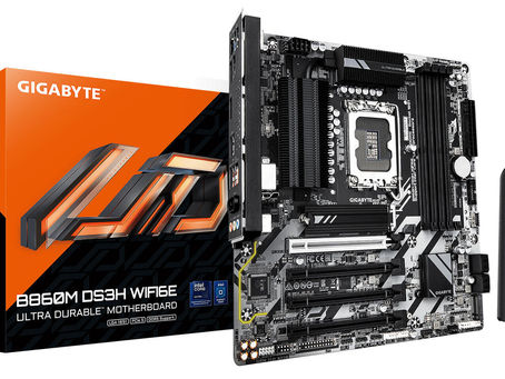 GIGABYTE presenta la placa base B860M DS3H WIFI6E Rev 2.0 con disipadores térmicos Fin-Stack VRM.