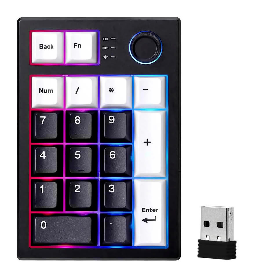 Yunzii lanza el teclado numérico mecánico inalámbrico de aluminio AL21