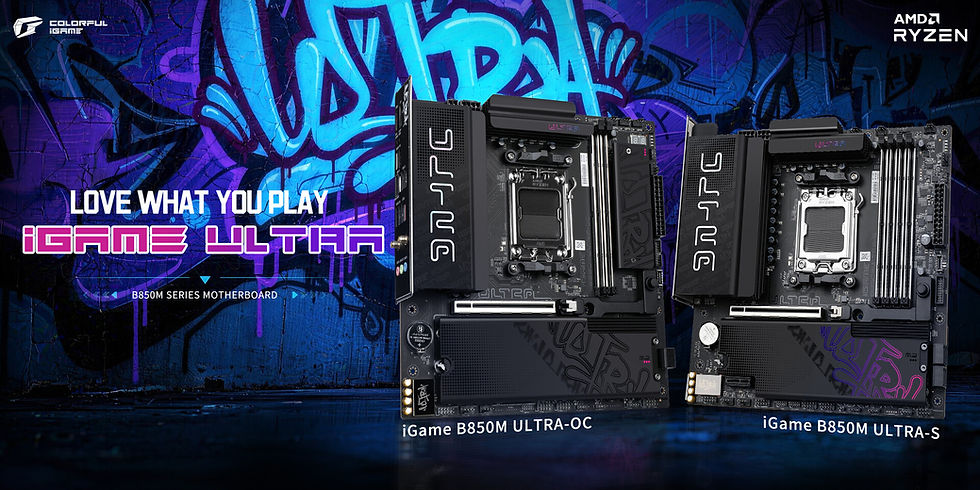 COLORFUL presenta las placas base microATX de la serie iGame B850M ULTRA