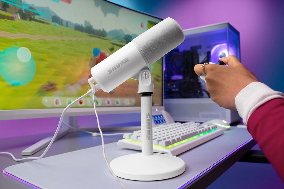 Shure lanza la nueva generación del micrófono para gaming USB MV6.