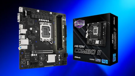 ASRock lanza discretamente la H610M COMBO II, su segunda placa base con ranuras para módulos DIMM DDR4 y DDR5