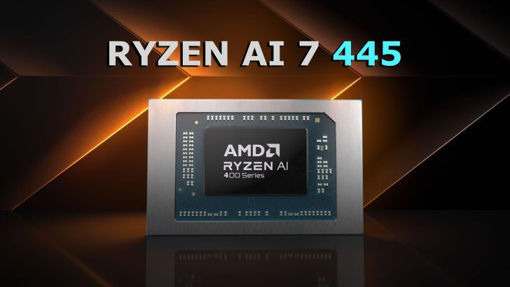 AMD Ryzen AI 7 445 visto en Geekbench: un chip Gorgon Point de 6 núcleos y 12 hilos con una configuración de 2+4 núcleos.