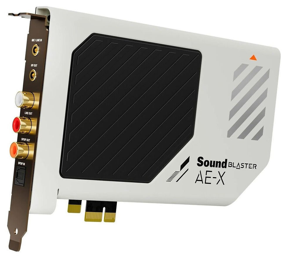 Creative lanza la tarjeta de sonido Sound Blaster AE-X PCIe con DAC ESS