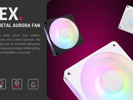 Alphacool lanza los nuevos ventiladores Apex Stealth Metal Aurora