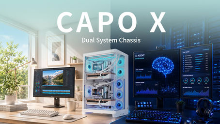 Thermaltake lanza el chasis Full-Tower CAPO X de doble sistema