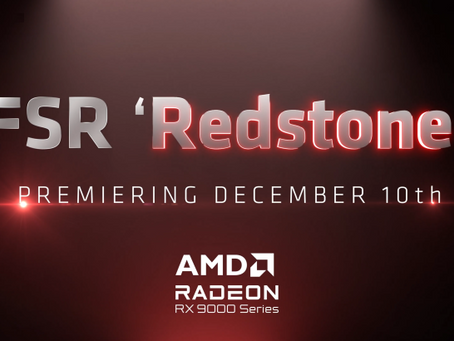 AMD FSR Redstone se lanzará oficialmente el 10 de diciembre, la mayor actualización de la pila de software FSR con mejoras de IA.