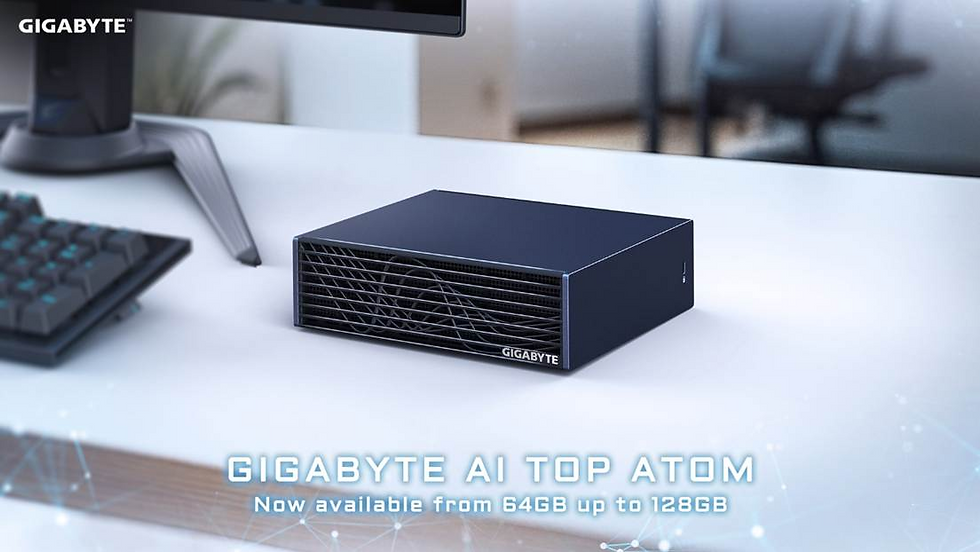 La versión con memoria unificada GIGABYTE AI TOP ATOM de 64 GB amplía las posibilidades para el desarrollo de IA de escritorio Disponible a partir del 23 de octubre, la nueva configuración.