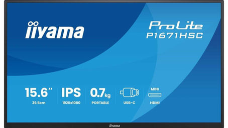 iiyama lanza su primer monitor portátil de escritorio para trabajar en movimiento
