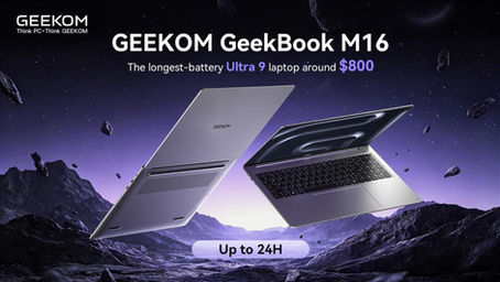 GEEKOM lanza el nuevo portátil GeekBook M16