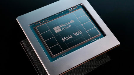 Microsoft lanza el procesador de cómputo Maia 300 para la nube Azure.