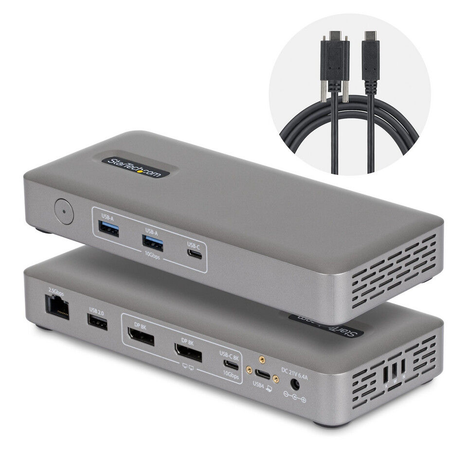 StarTech.com lanza la primera base de conexión USB4 del sector con doble pantalla sin necesidad de controladores para Mac, Windows y Linux
