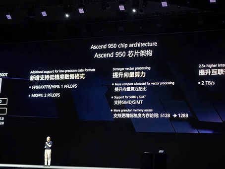Huawei presenta su HBM y Ascend 950 de desarrollo propio, y apuesta por los superclústeres masivos.