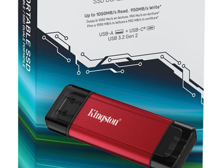 Kingston lanza una solución de almacenamiento SSD portátil dual