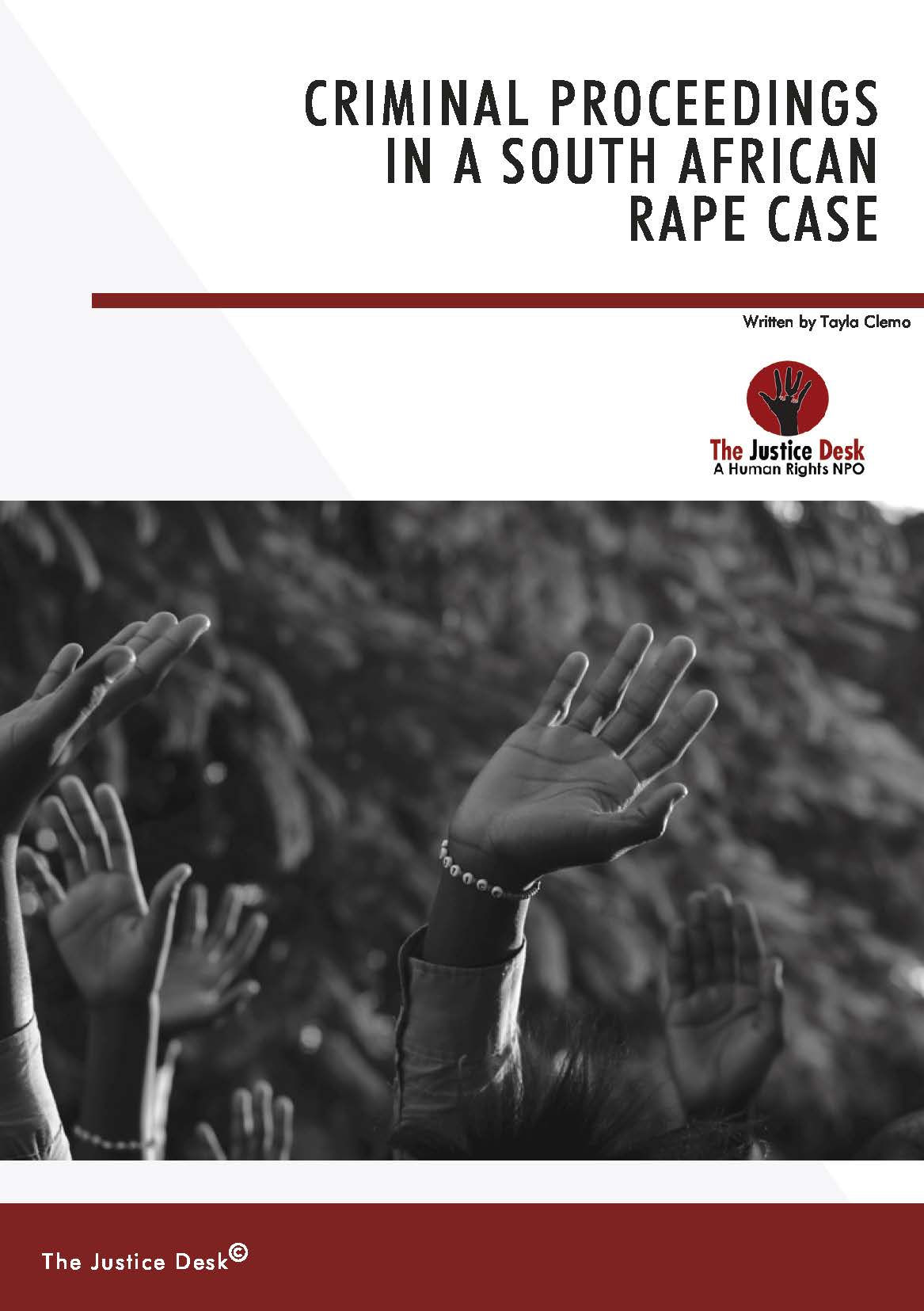 Criminal Proceedings in a South African Rape Case Manual