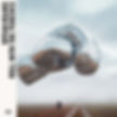 A giant silver boxing glove hovers in a foggy field sky. A lone person walks below. Text on the side reads "Bryan Adams, Roll With the Punches."