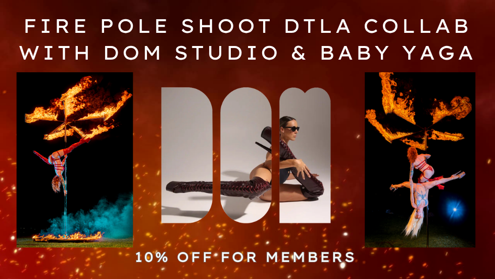 Fire Pole Photoshoot DTLA