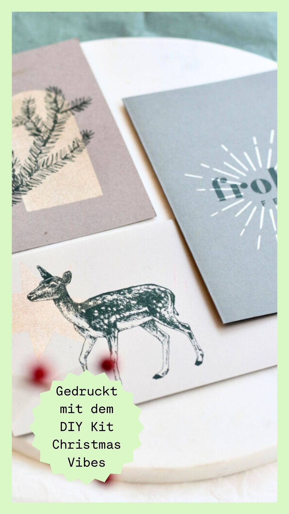 Weihnachtsgeschenke selber machen, Weihnachtskarten selber machen