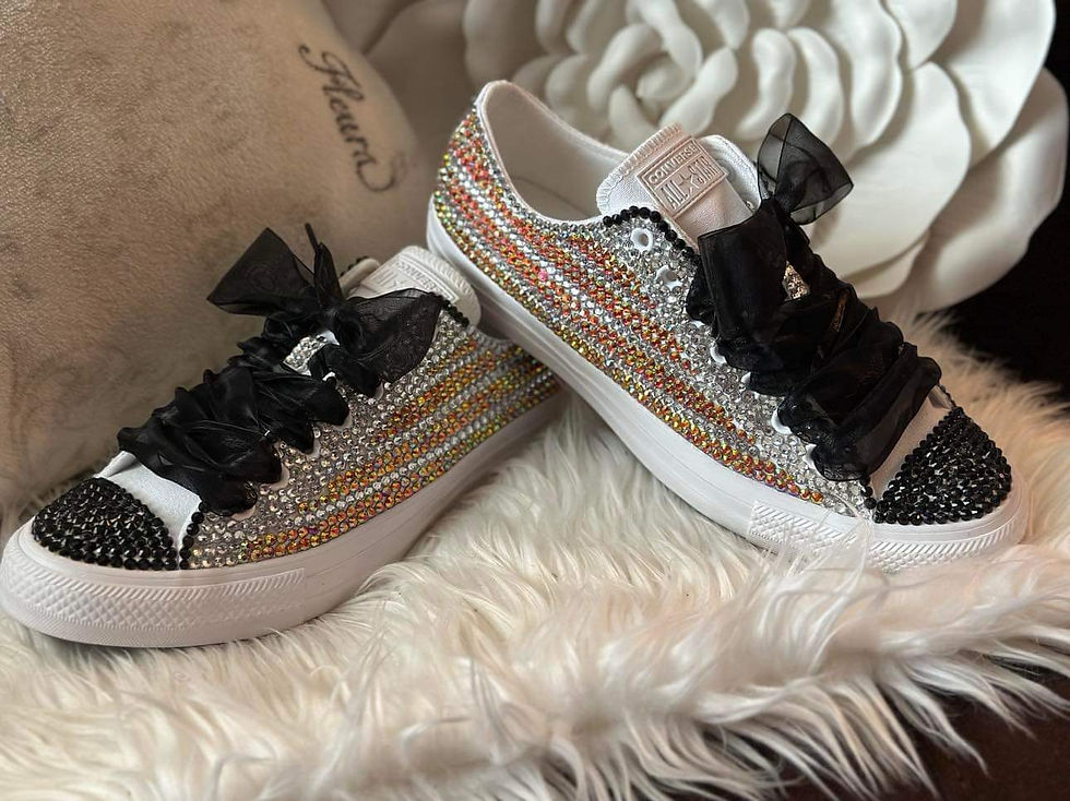 Thumbnail: Brick by Brick Bling ( Red, Black, Silver, Hint of Gold)