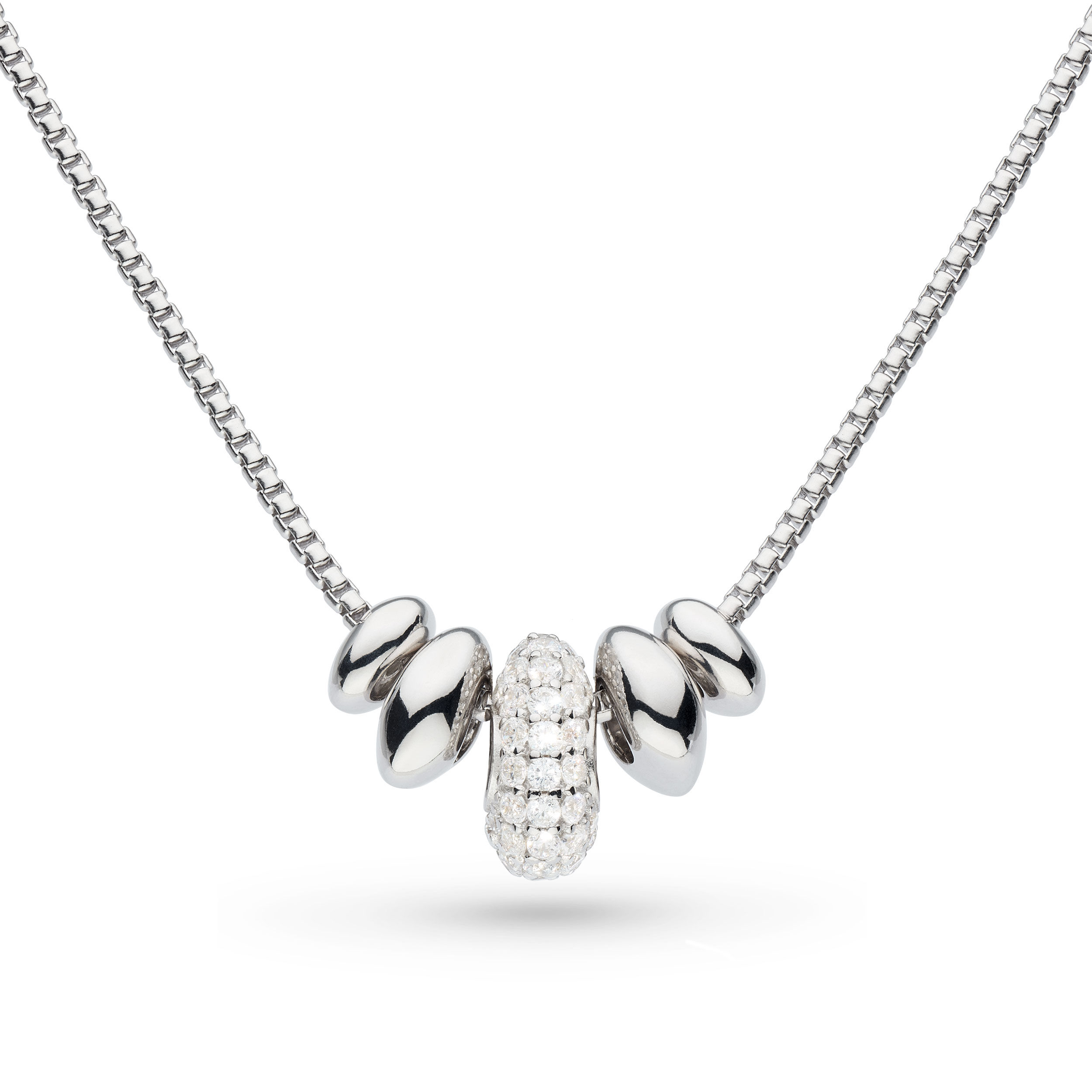 Coast Tumble Glisten Pavé Necklace