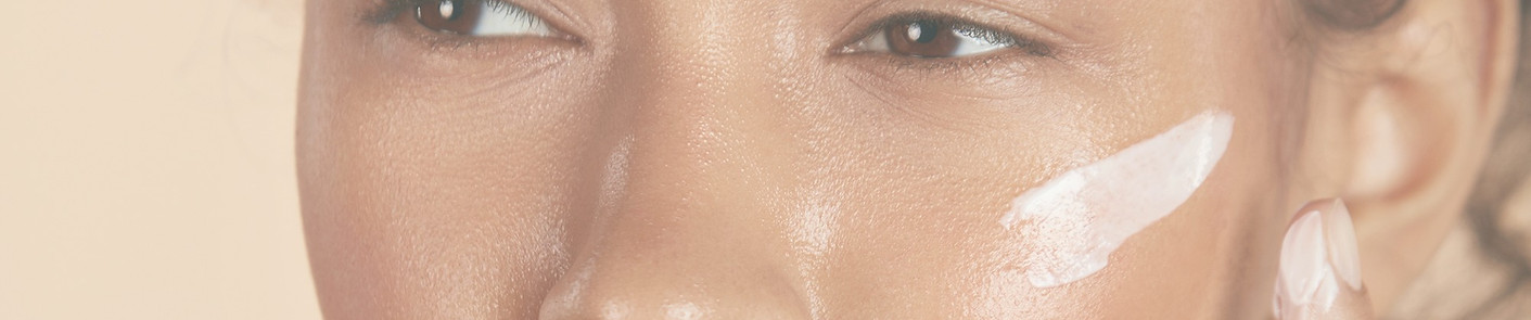 cream on skin for skin clinic