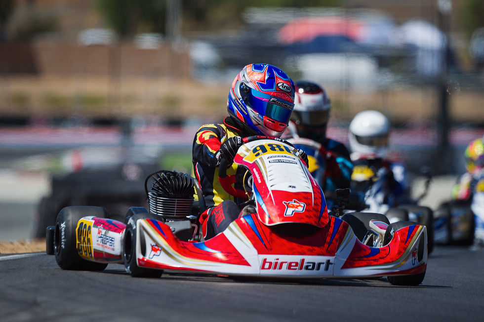 Grace Quinones driving competitively