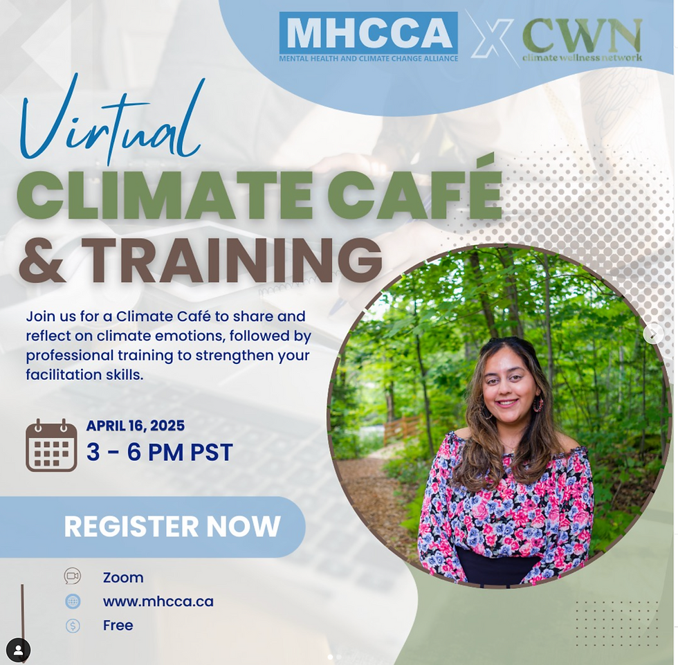 Virtual Climate Cafe & Facilitator Training