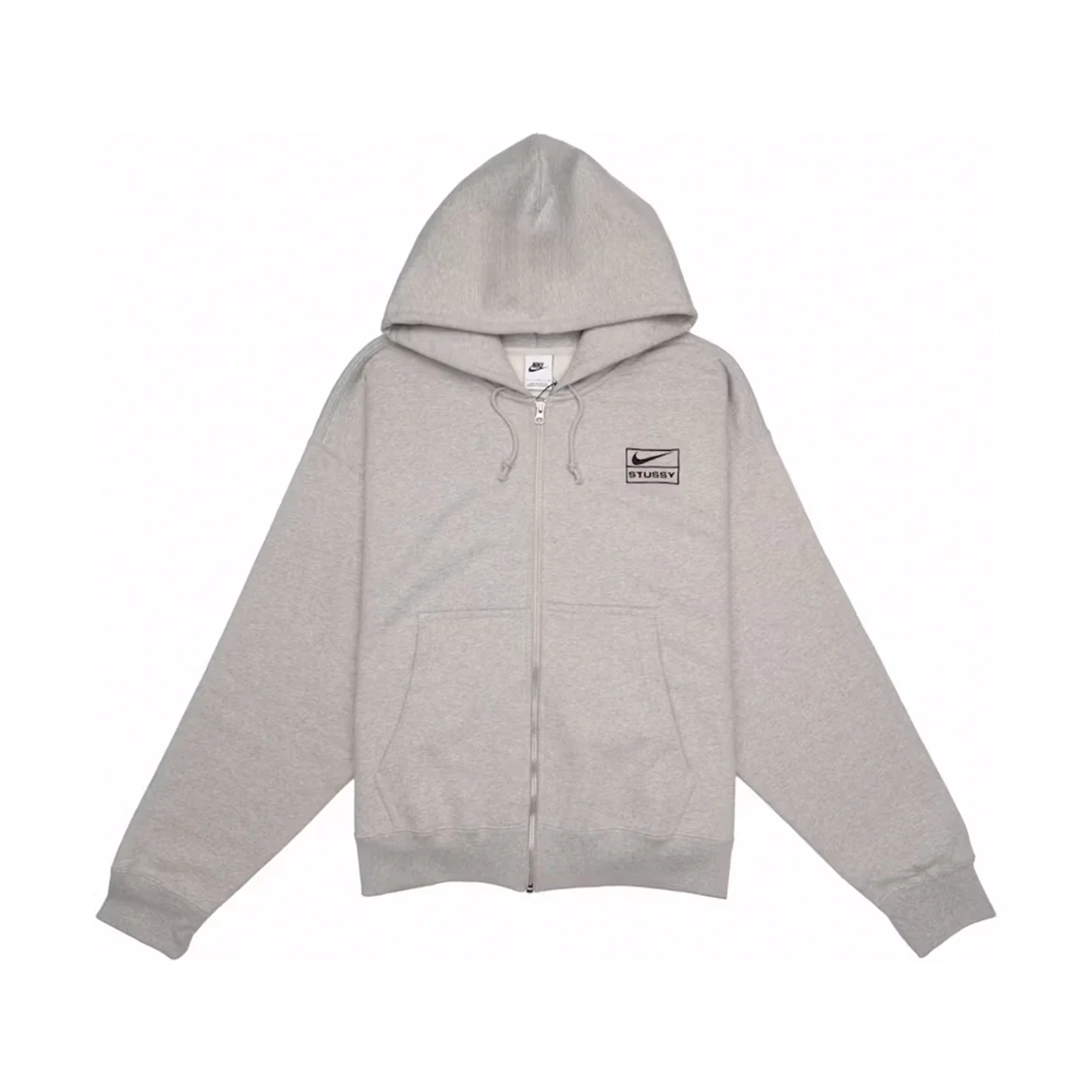 Nike x Stussy Zip Hoodie Grey
