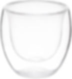 Miniatura: Copo de vidro parede dupla 80ml